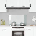 Vidaxl spatscherm keuken 90x50 cm gehard glas transparant