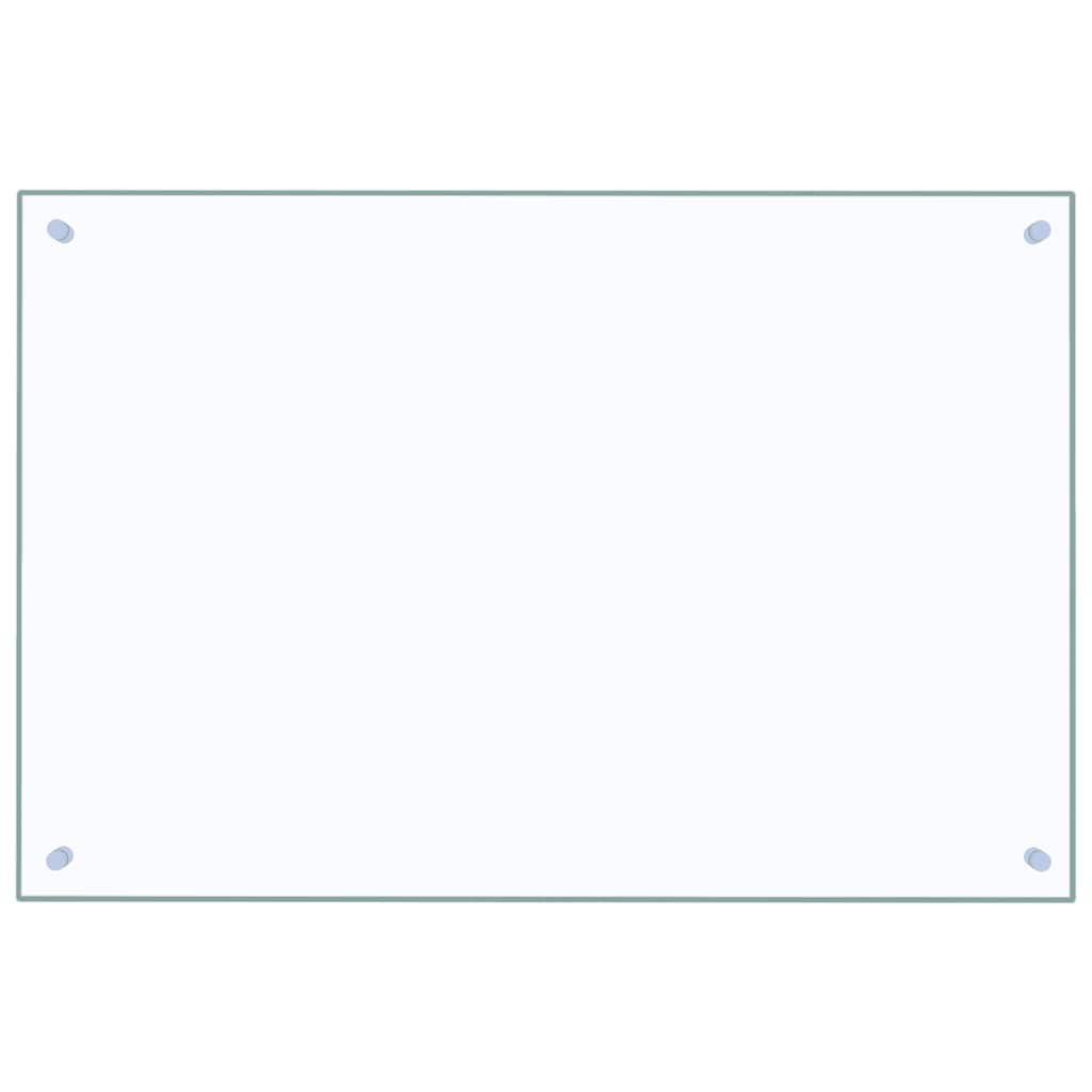 VIDAXL FRAGE SERBORD KITCHE 90x60 cm Zerbrochenes Glas transparent