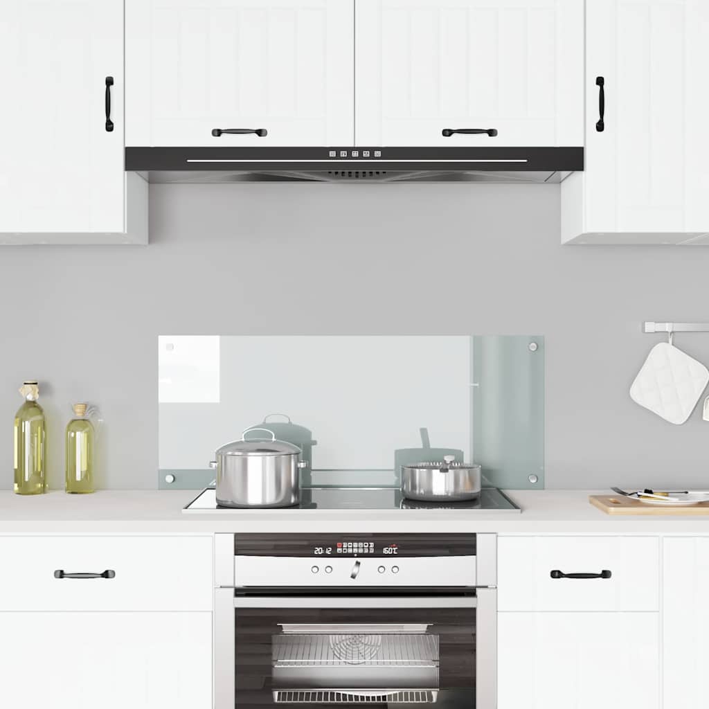 Vidaxl spatscherm keuken 100x40 cm gehard glas transparant