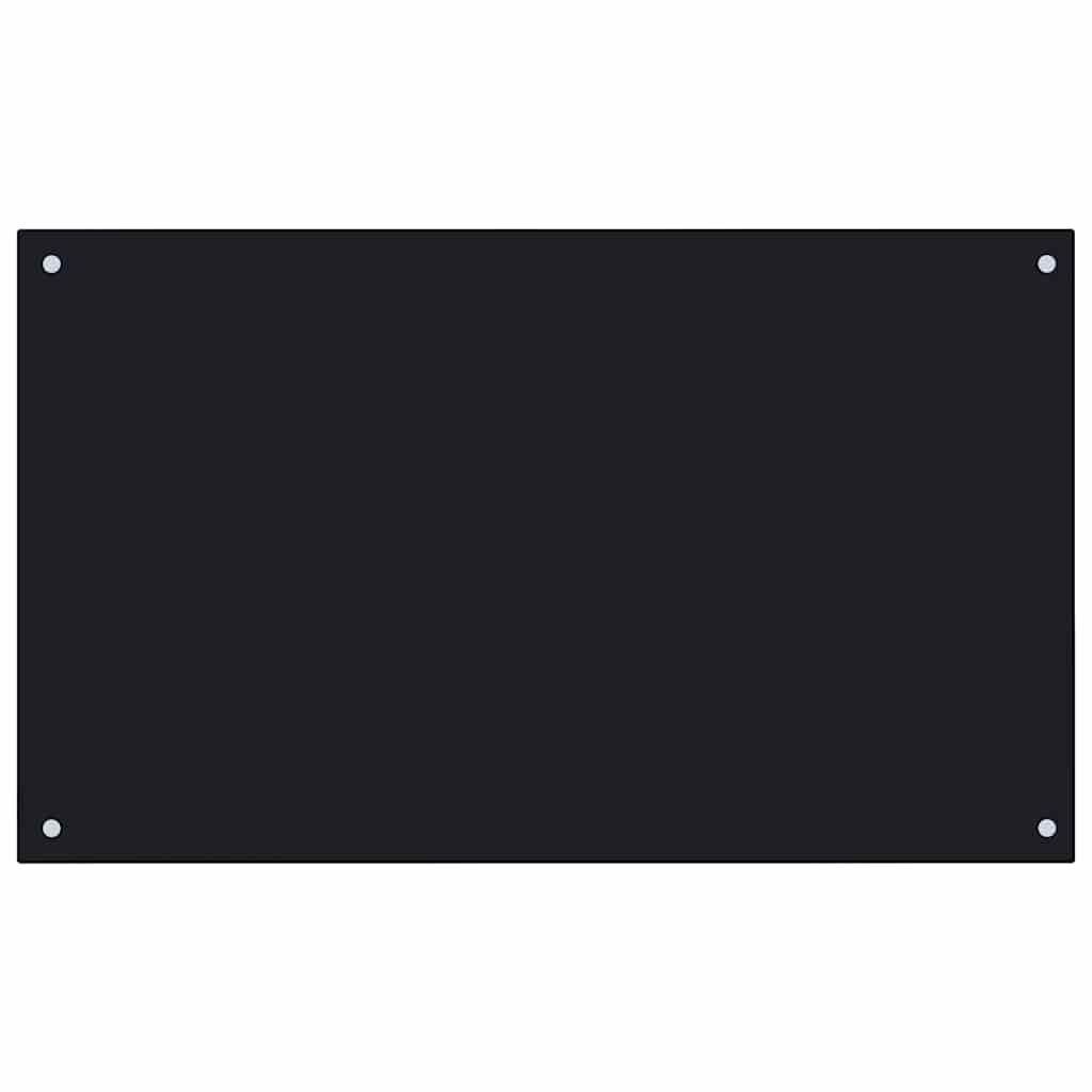 VIDAXL FRAGE SEMBORE KITCHE 100x60 cm termin glass black