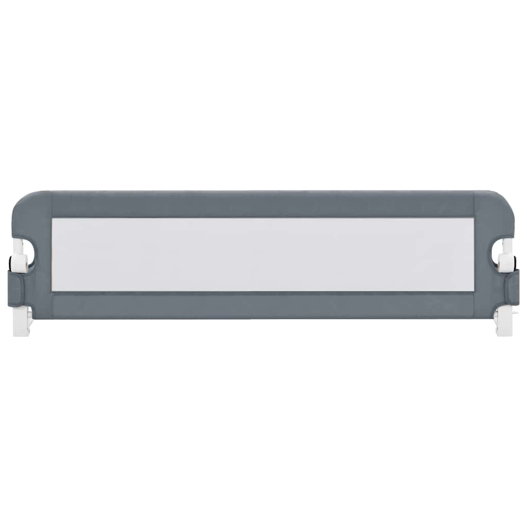 VidaXL Kinderbettgitter 150x42 cm Polyester Grau