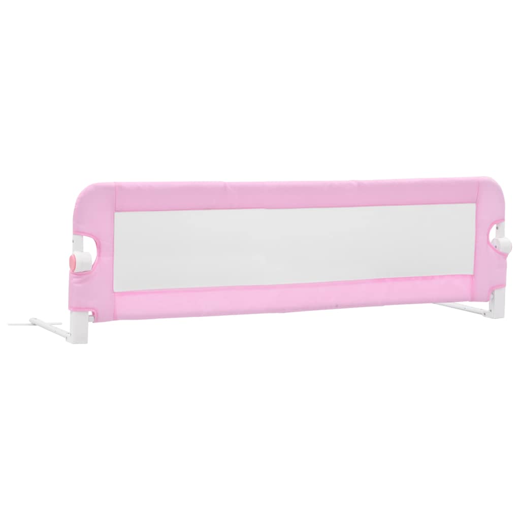 VidaXL Kinderbettgitter 120x42 cm Polyester Rosa