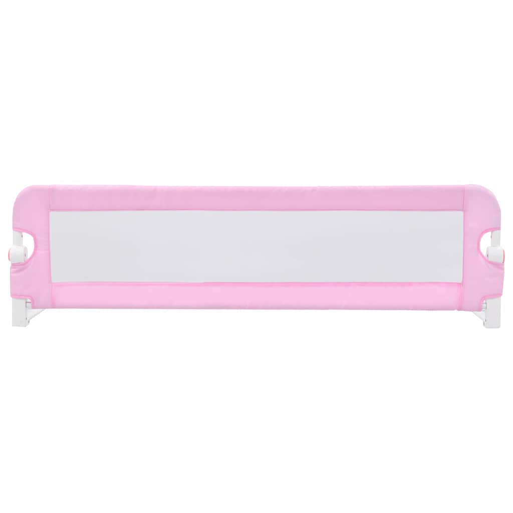 VidaXL Kinderbettgitter 120x42 cm Polyester Rosa