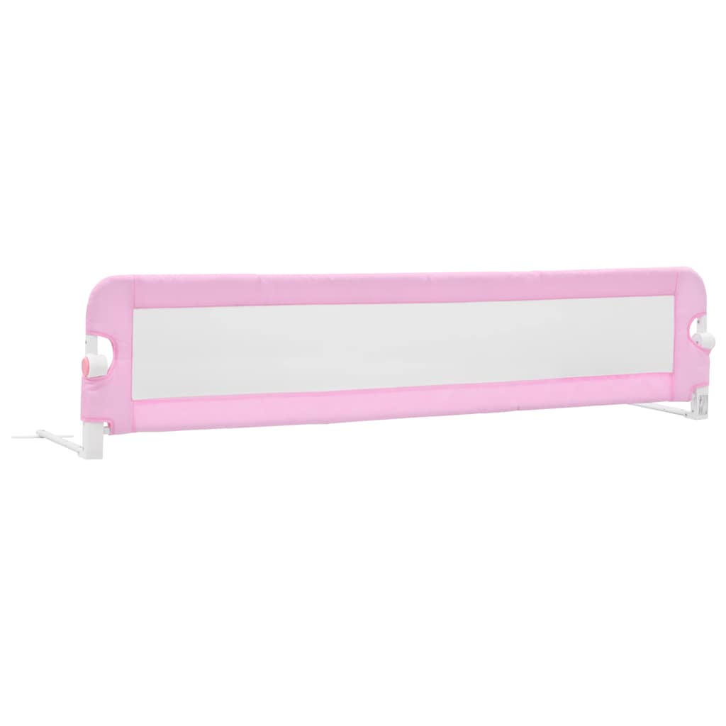 VidaXL Kinderbettgitter 180x42 cm Polyester Rosa