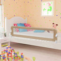 VidaXL Bettgitter für Kleinkinder, 180 x 42 cm, Polyester, taupe