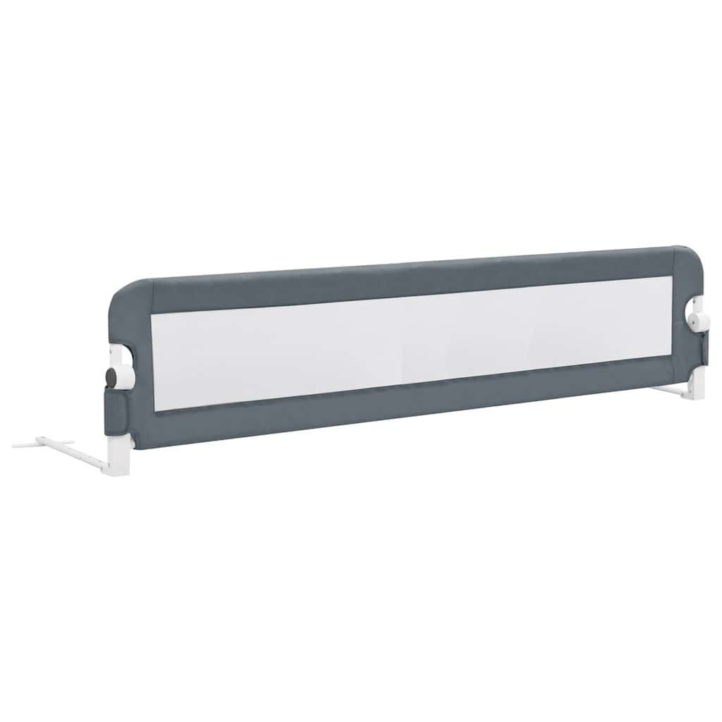 VidaXL Kinderbettgitter 180x42 cm Polyester Grau