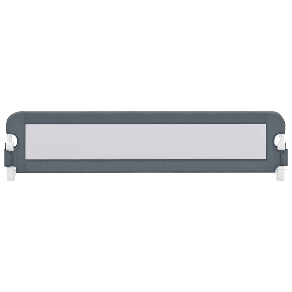 VidaXL Kinderbettgitter 180x42 cm Polyester Grau