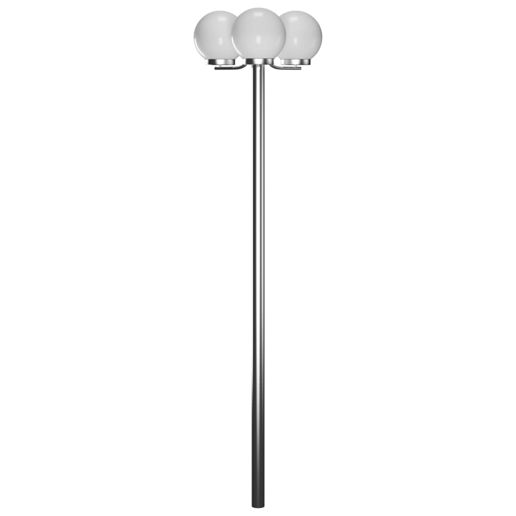 vidaXL Gartenlanze mit 3 Birnen 220 cm