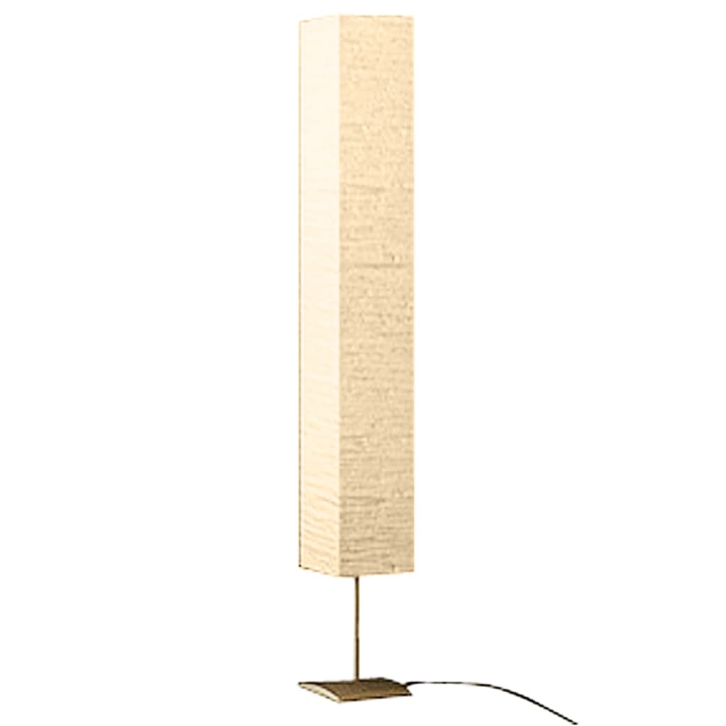 VidaXL Stehleuchte mit Stahlfuß, 170 cm, Beige