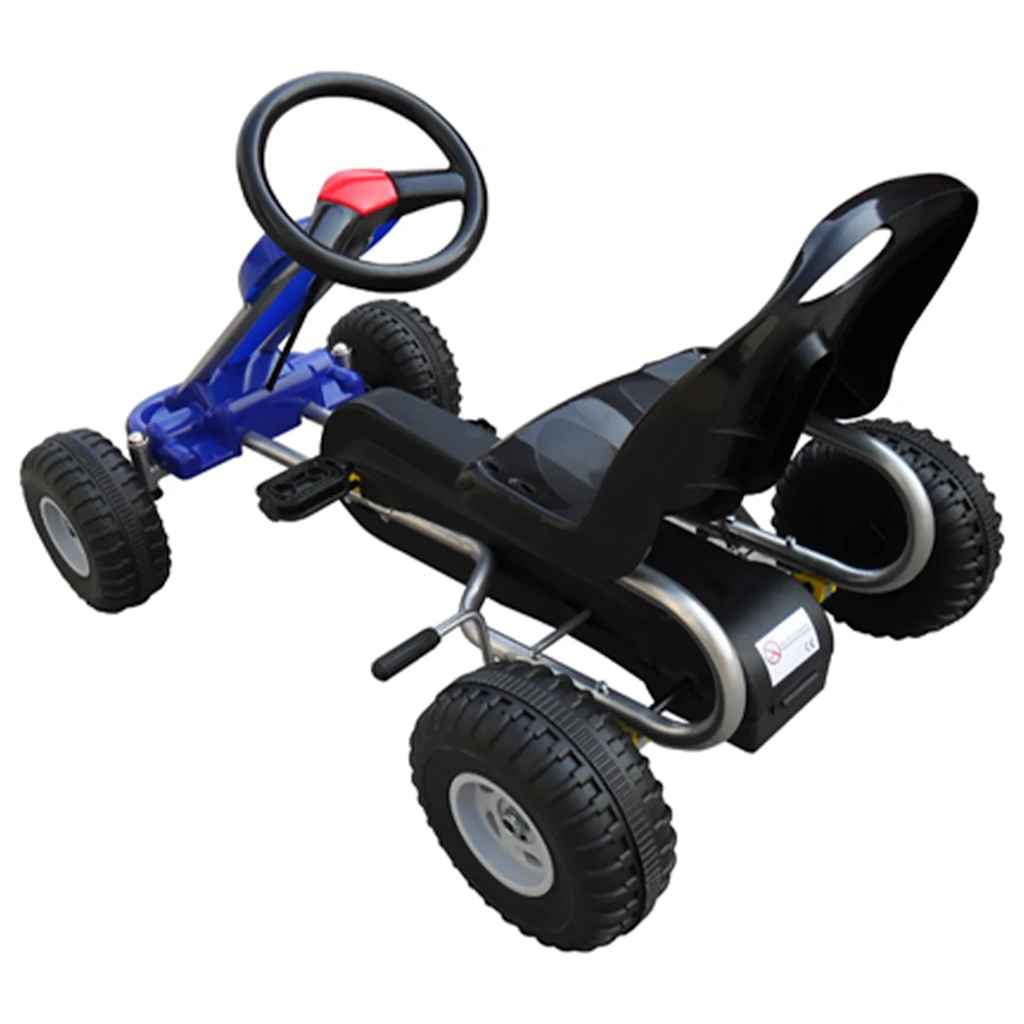 Vidaxl Go-Kart mit Pedalen blau