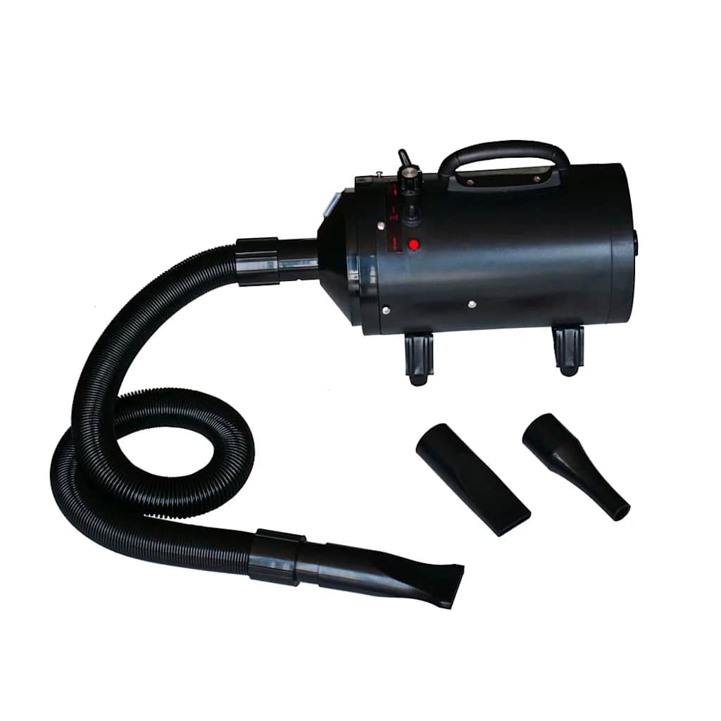 VidaXL Hundehaartrockner mit 3 Haken, 2400 W, schwarz
