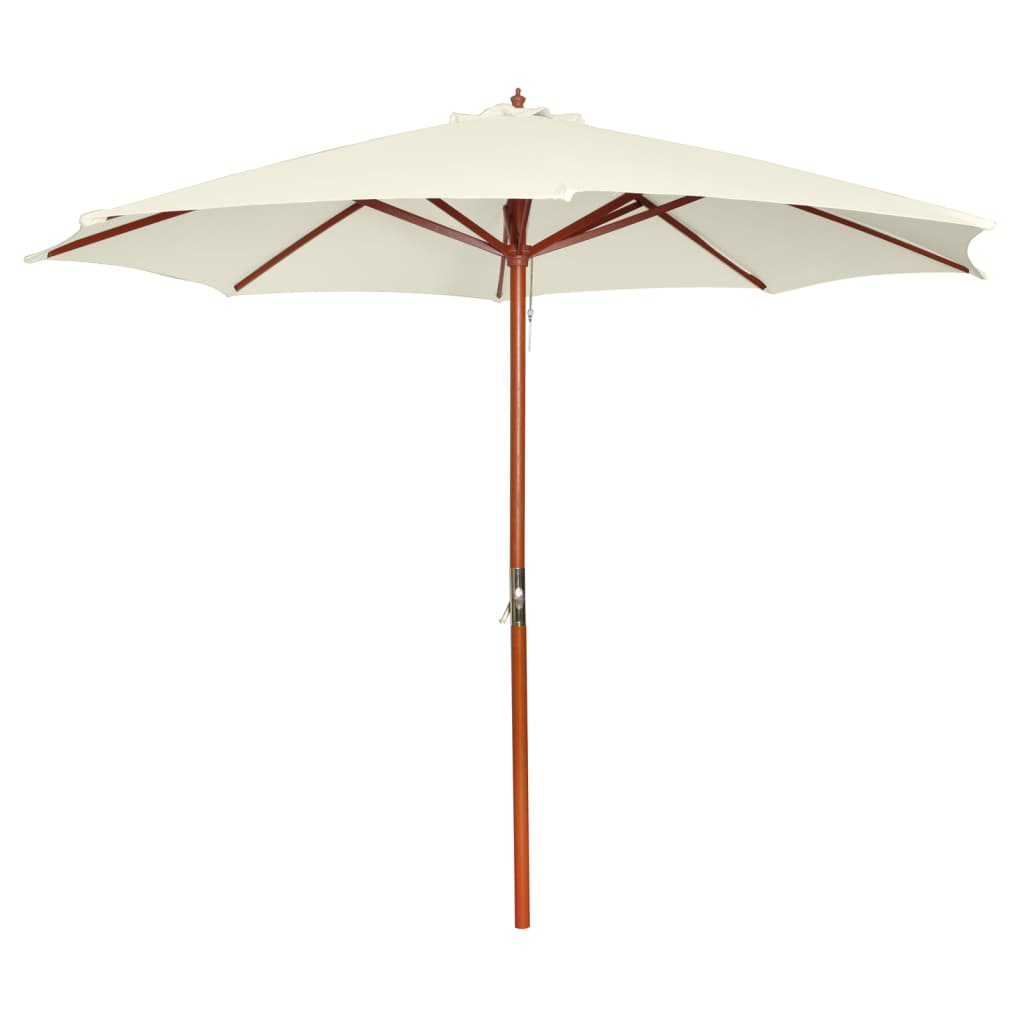 VidaXL Sonnenschirm 300x258 cm Sandweiß