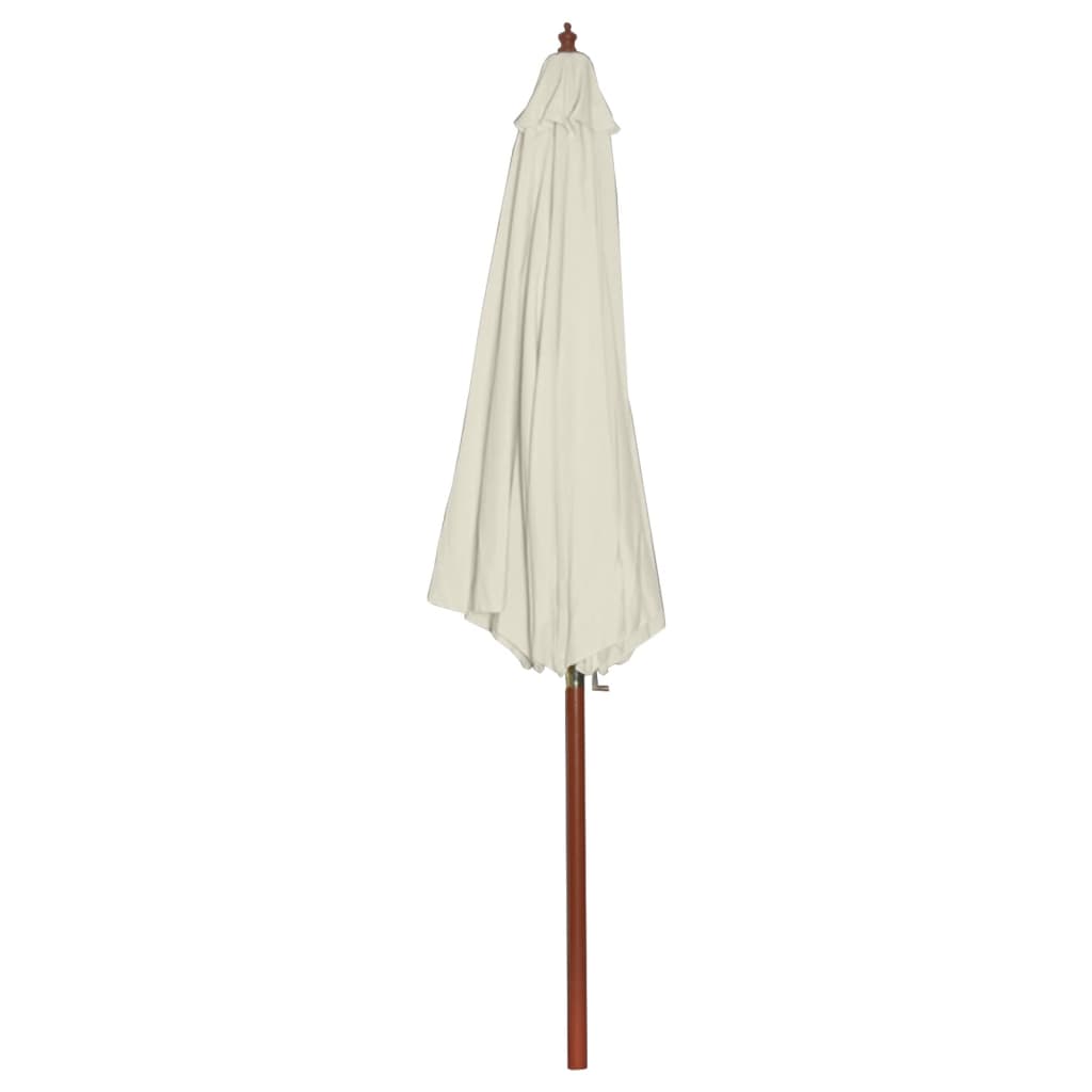 VidaXL Sonnenschirm 300x258 cm Sandweiß
