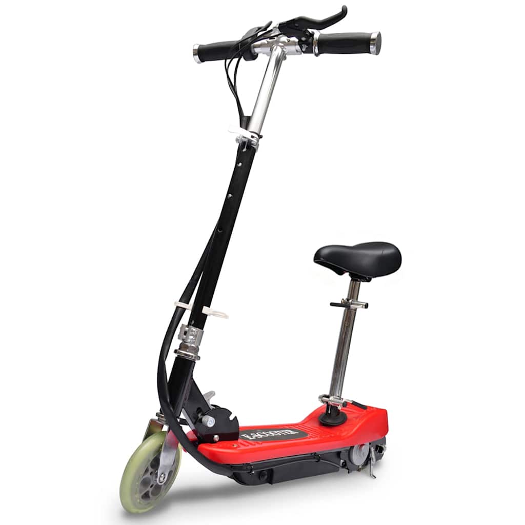 VidaXL Elektroroller mit Sitz 120 W rot