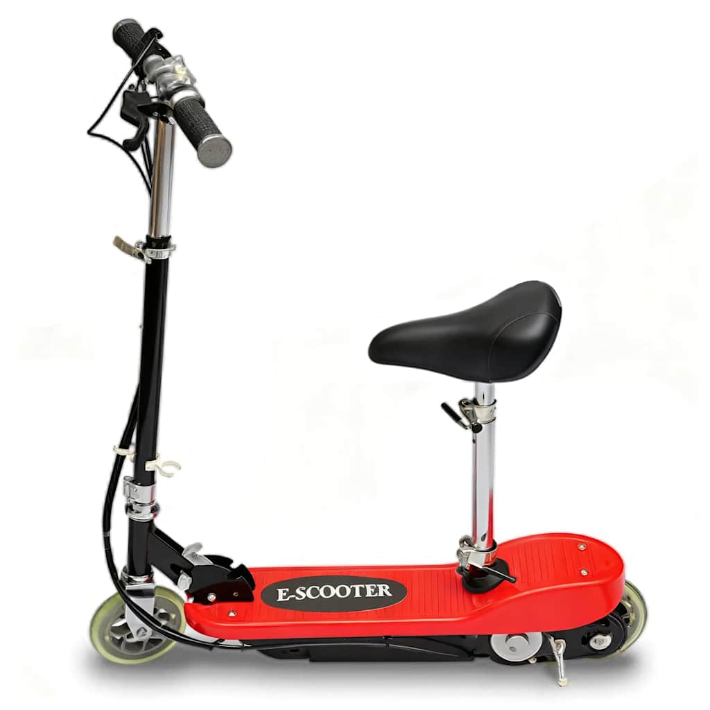 VidaXL Elektroroller mit Sitz 120 W rot