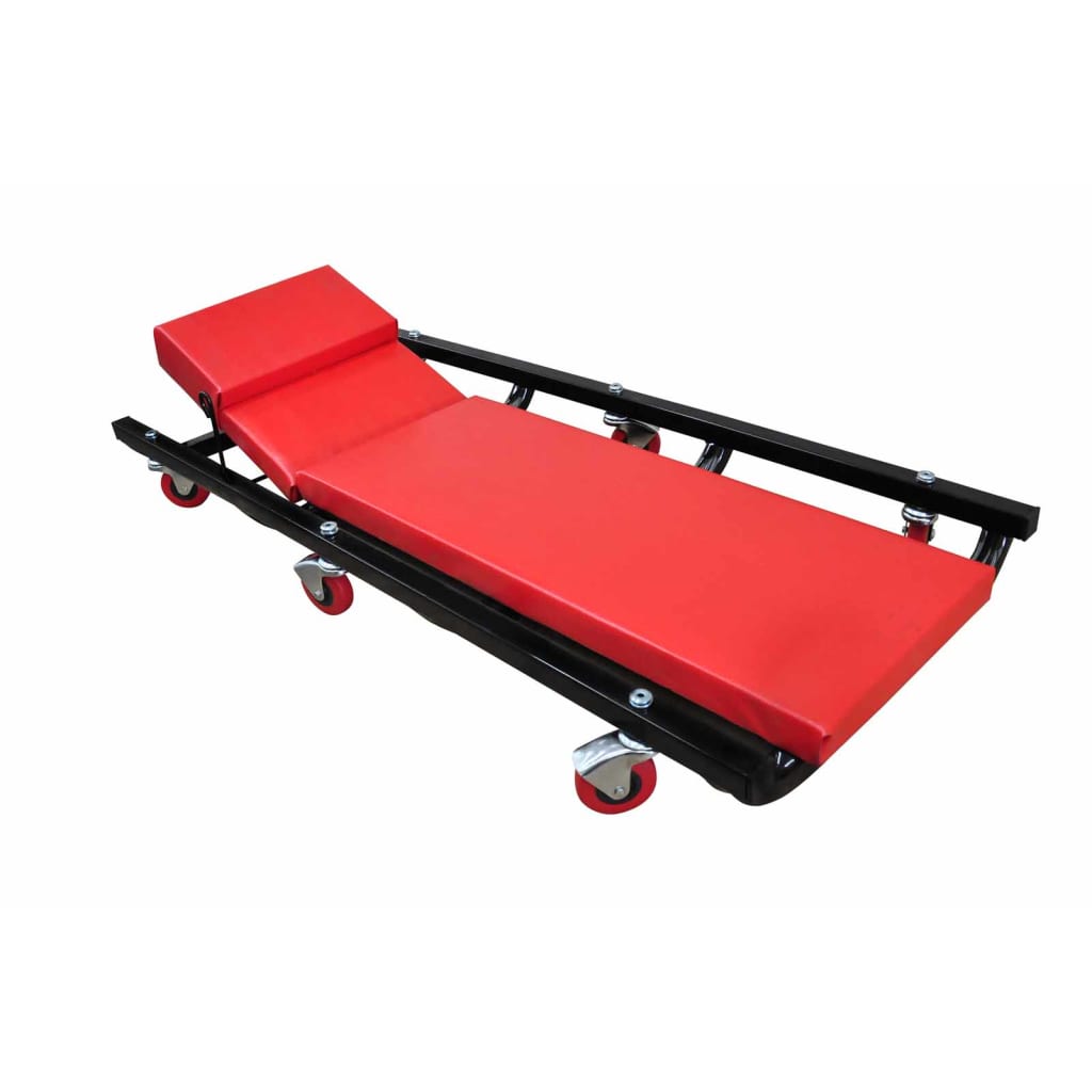 Vidaxl -Mechanikerbett mit 6-Rad-Verstellstange