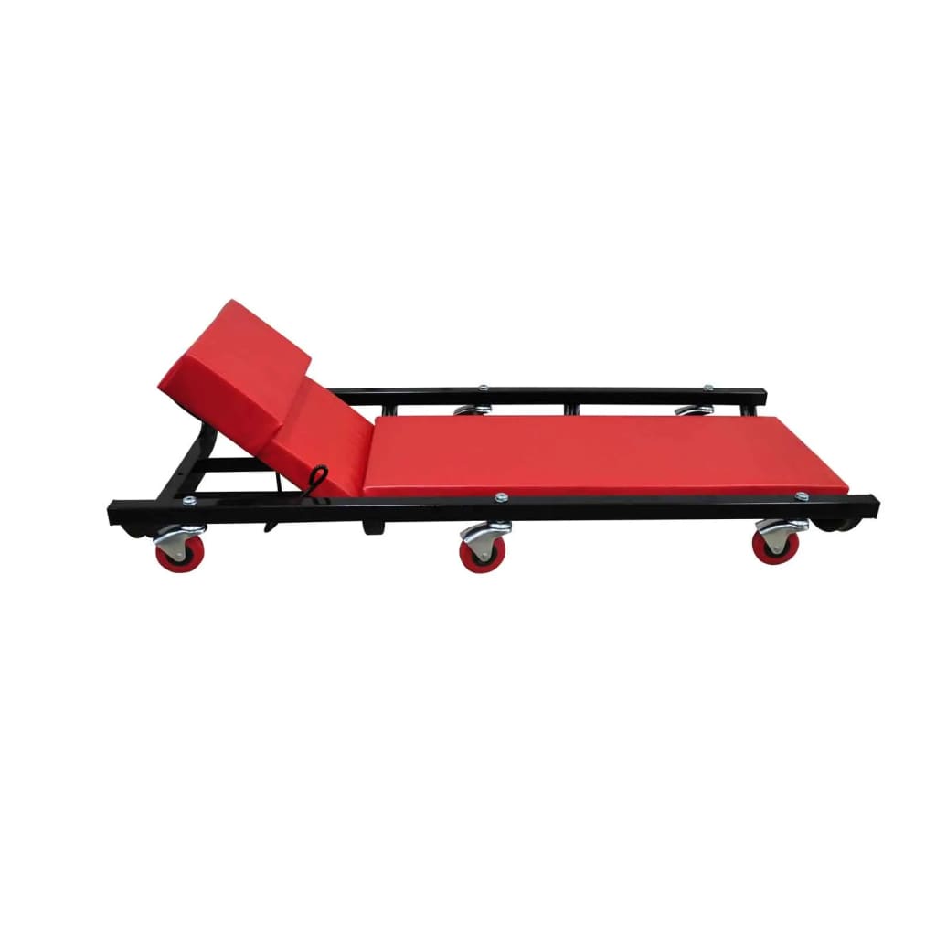 Vidaxl -Mechanikerbett mit 6-Rad-Verstellstange