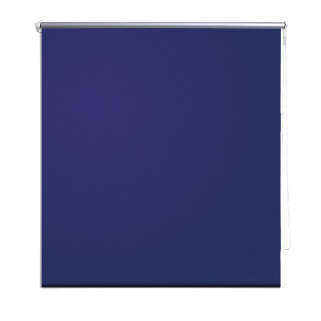 Vidaxl rolgordijn verduisterend 84,4 x 230 cm stofbreedte 80 cm marine