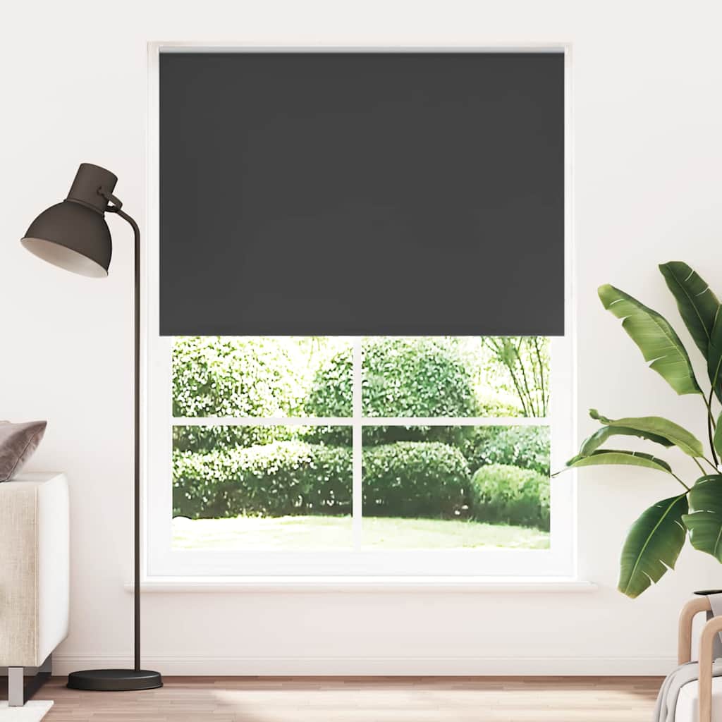 VidaXL Verdunkelungsrollo 160 x 230 cm Schwarz