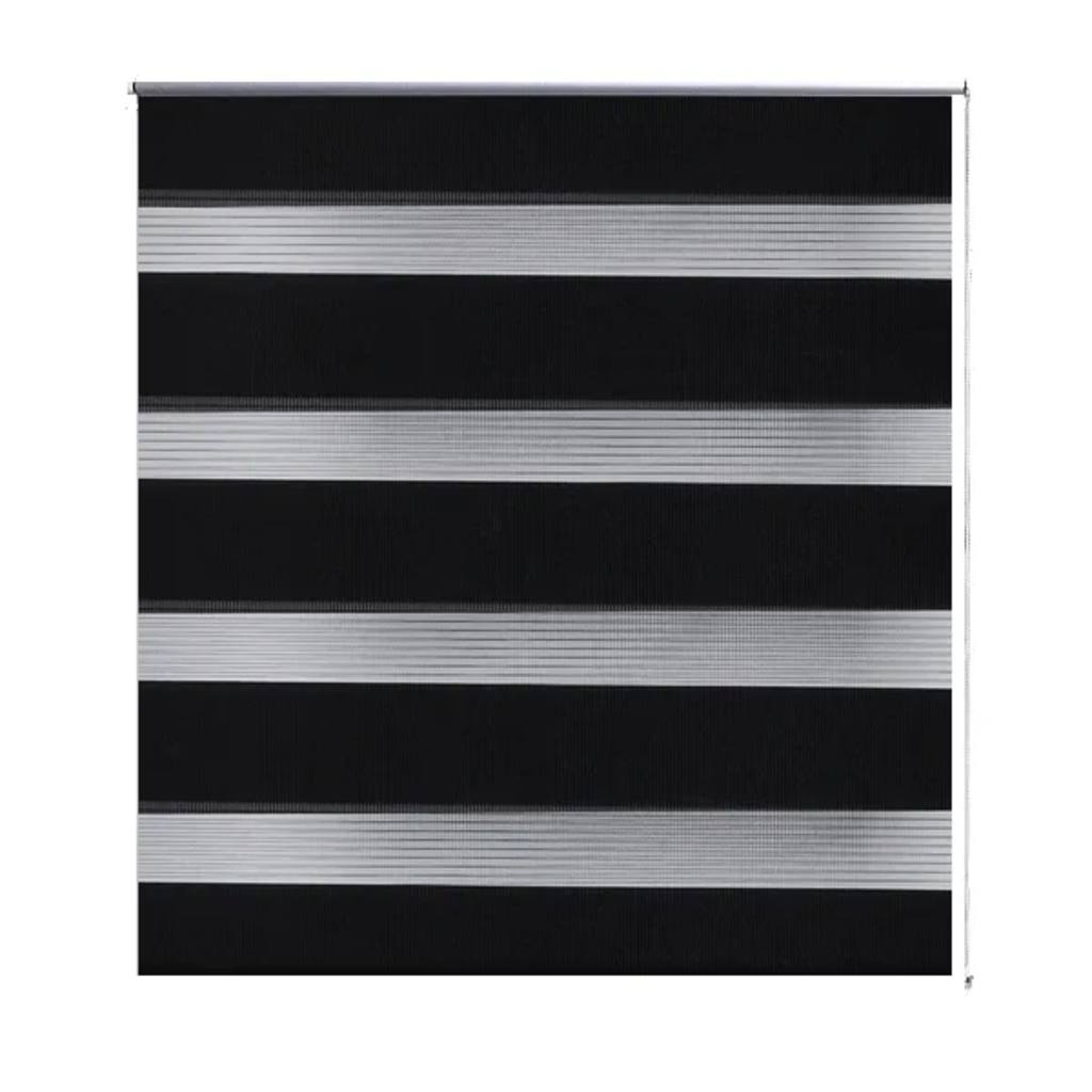 VidaXL Duo Rollo 40x100cm schwarz
