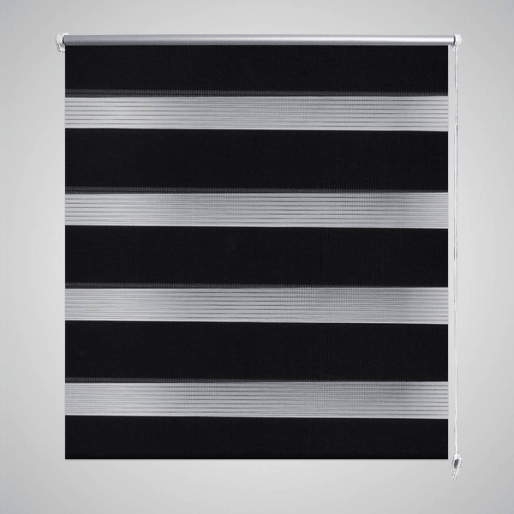 VidaXL Duo Rollo 40x100cm schwarz