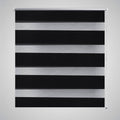 VidaXL Duo Rollo 40x100cm schwarz