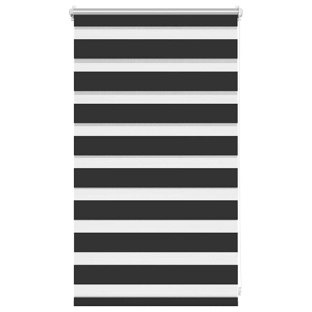 Vidaxl zebra rolgordijn 50,9x100 cm stofbreedte 46,7 cm zwart