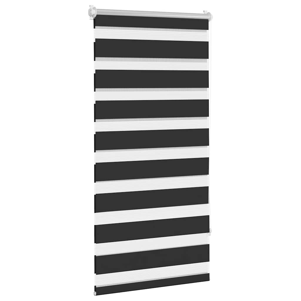 VidaXL Duo Rollo 80x150cm schwarz