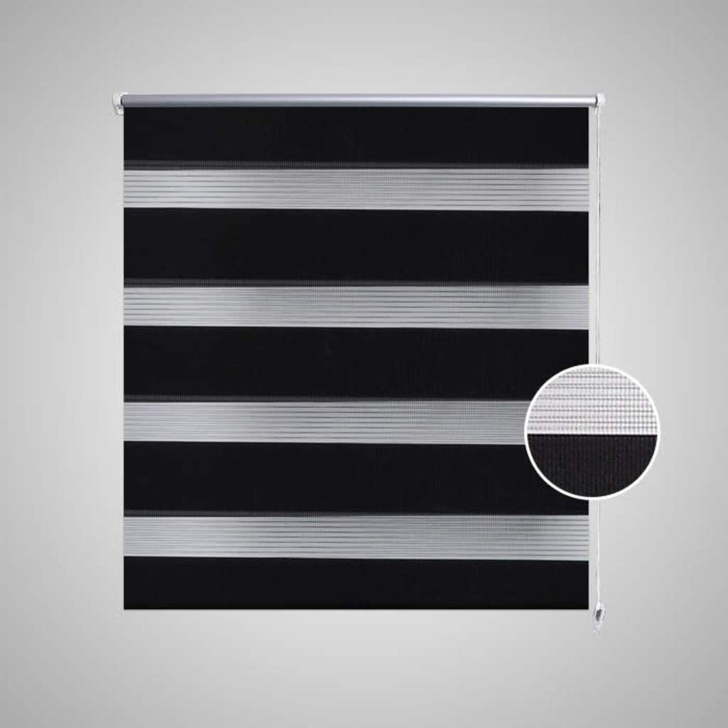 VidaXL Duo Rollo 120 x 230 cm schwarz