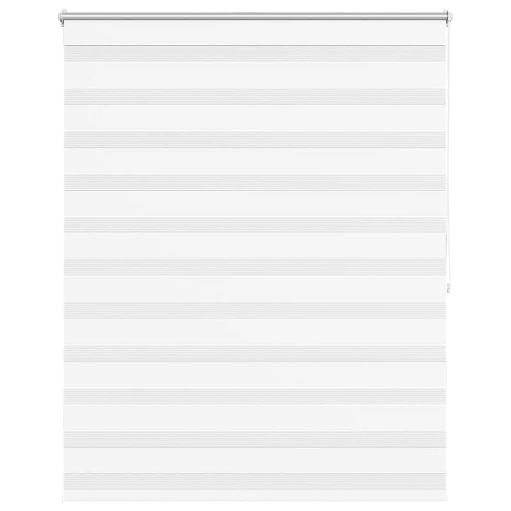 Vidaxl zebra rolgordijn 140,9 x 175 cm stofbreedte 136,7 cm wit