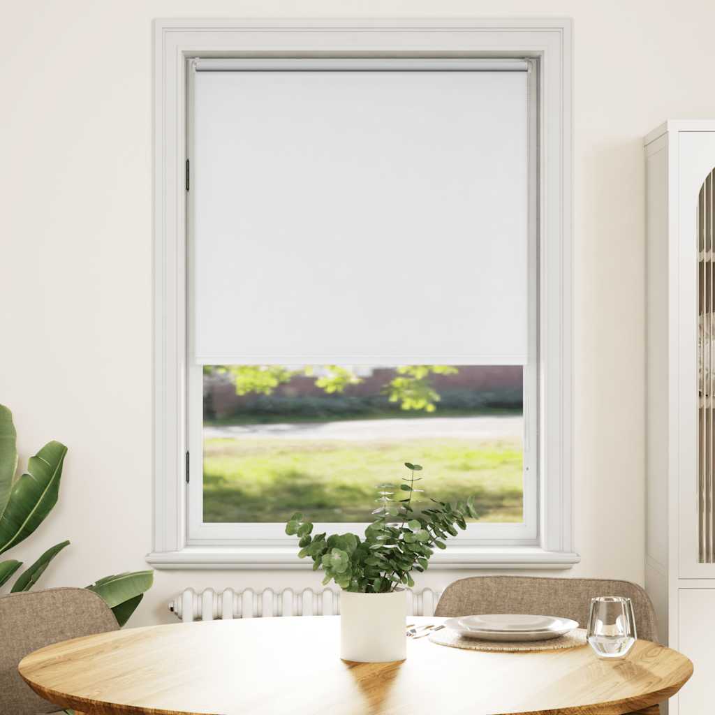 VidaXL Verdunkelungsrollo 80 x 175 cm Weiß