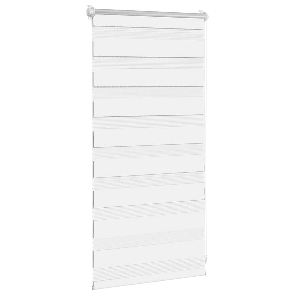 Vidaxl zebra rolgordijn 40,9 x 100 cm stofbreedte 36,7 cm wit