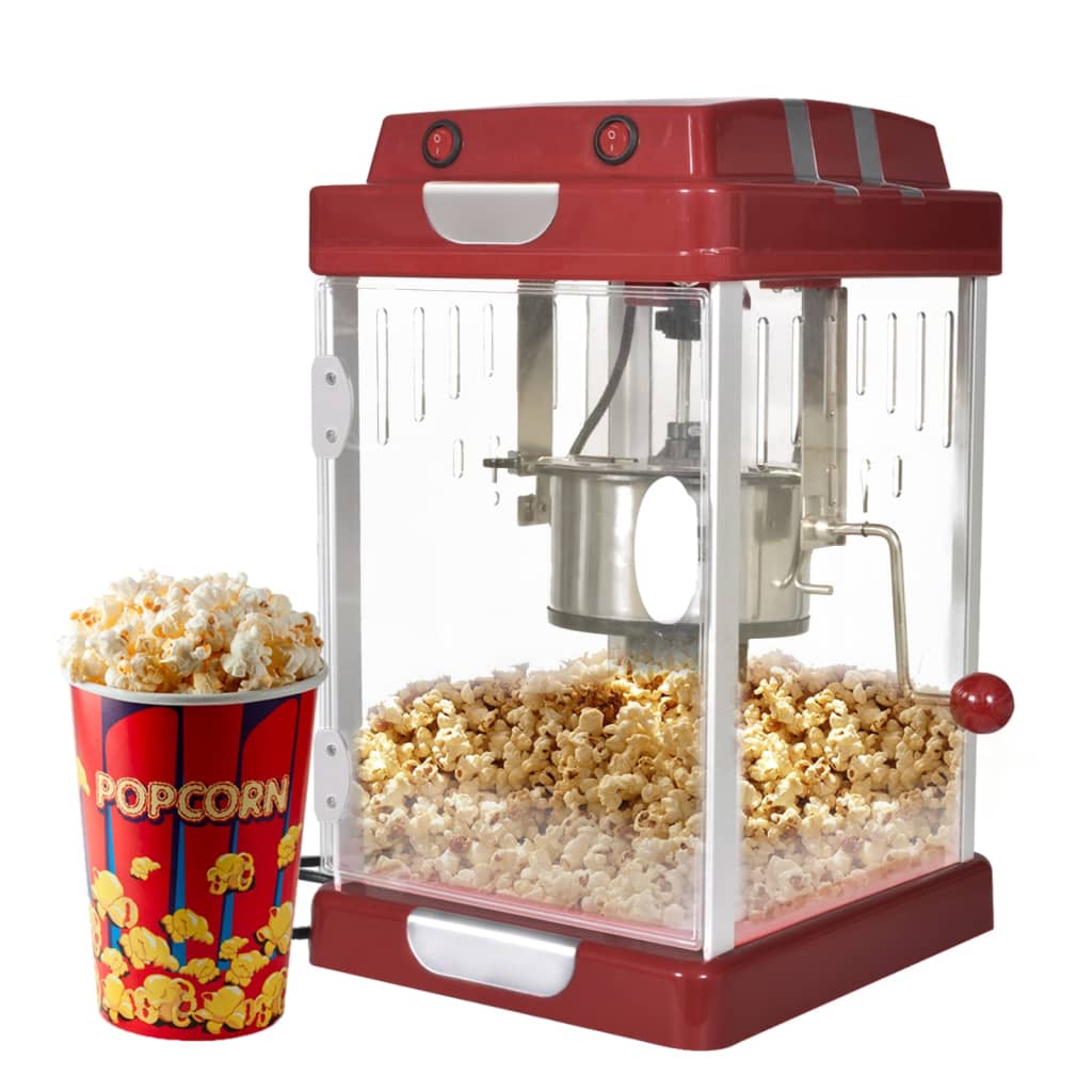 VidaXL Popcornmaschine im Kinostil, 70 Gramm