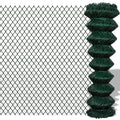 Vidaxxl -Netzzaun 1,5x15 m Stahlgrün