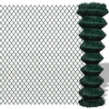 Vidaxxl -Netzzaun 1,5x25 m Stahlgrün