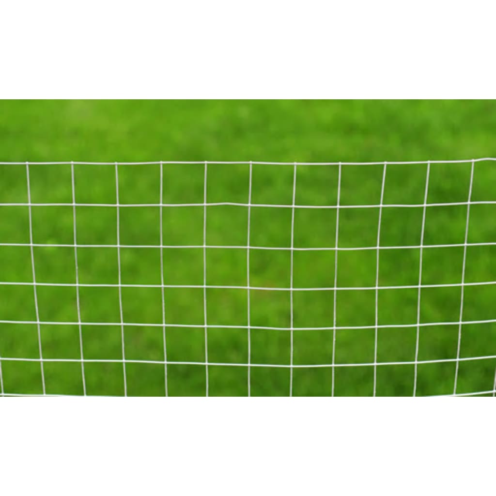VidaXL Hühnerdraht 10x1 m, verzinkter Stahl, silberfarben