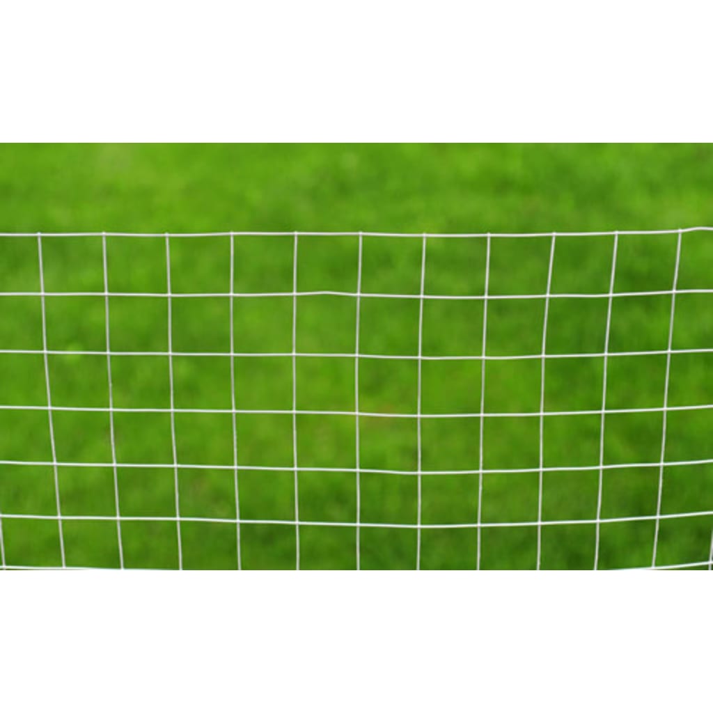 VidaXL Hühnerdraht 10x1 m, verzinkter Stahl, silberfarben