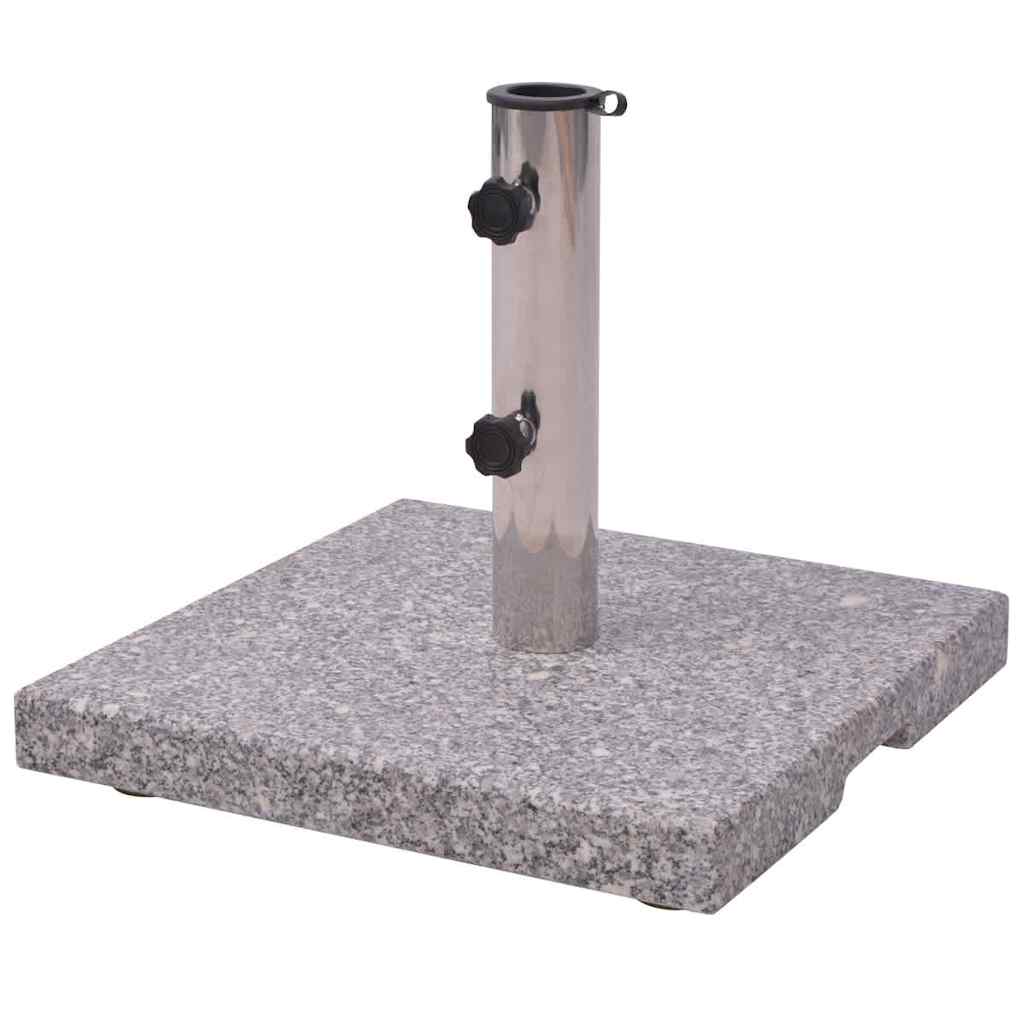 VidaXL Sonnenschirmfuß aus Granit, 20 kg, Quadratfuß