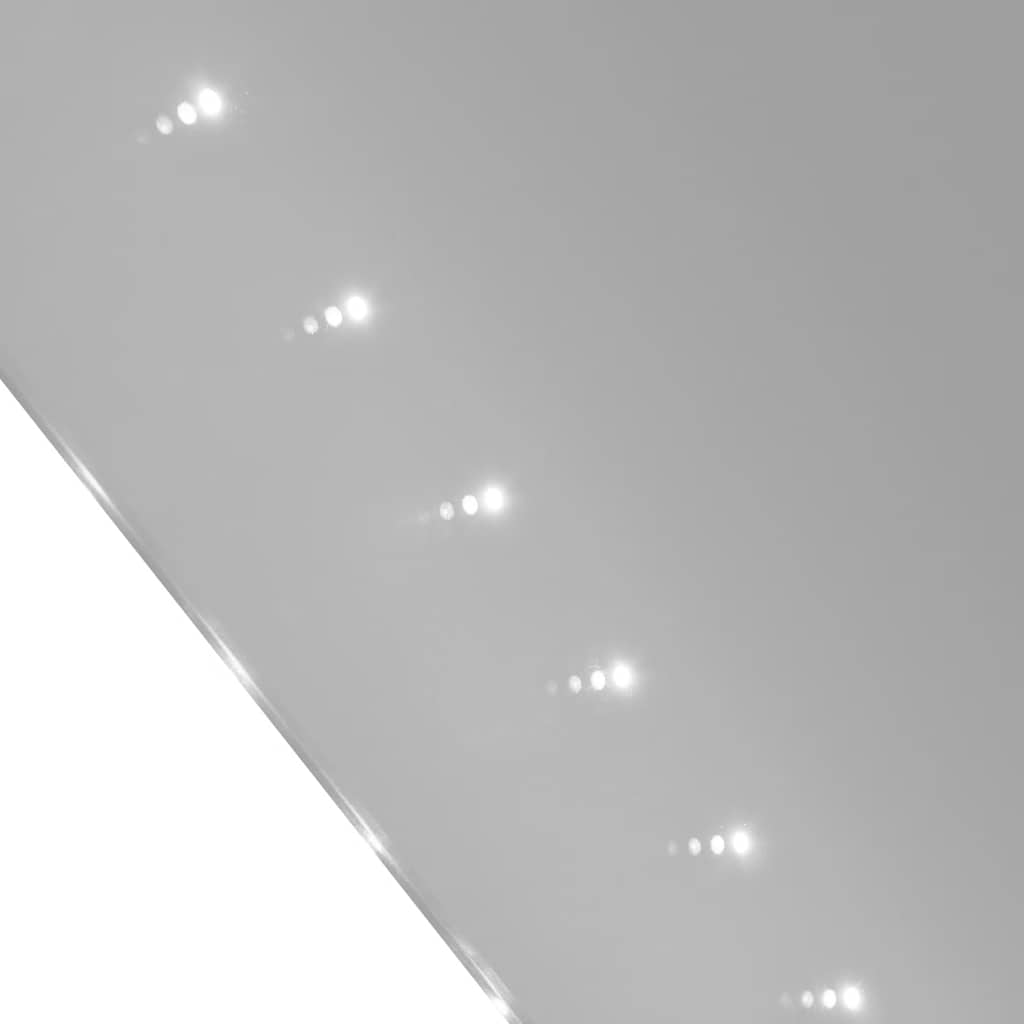 VidaXL Badezimmerspiegel mit LEDs 100x60 cm