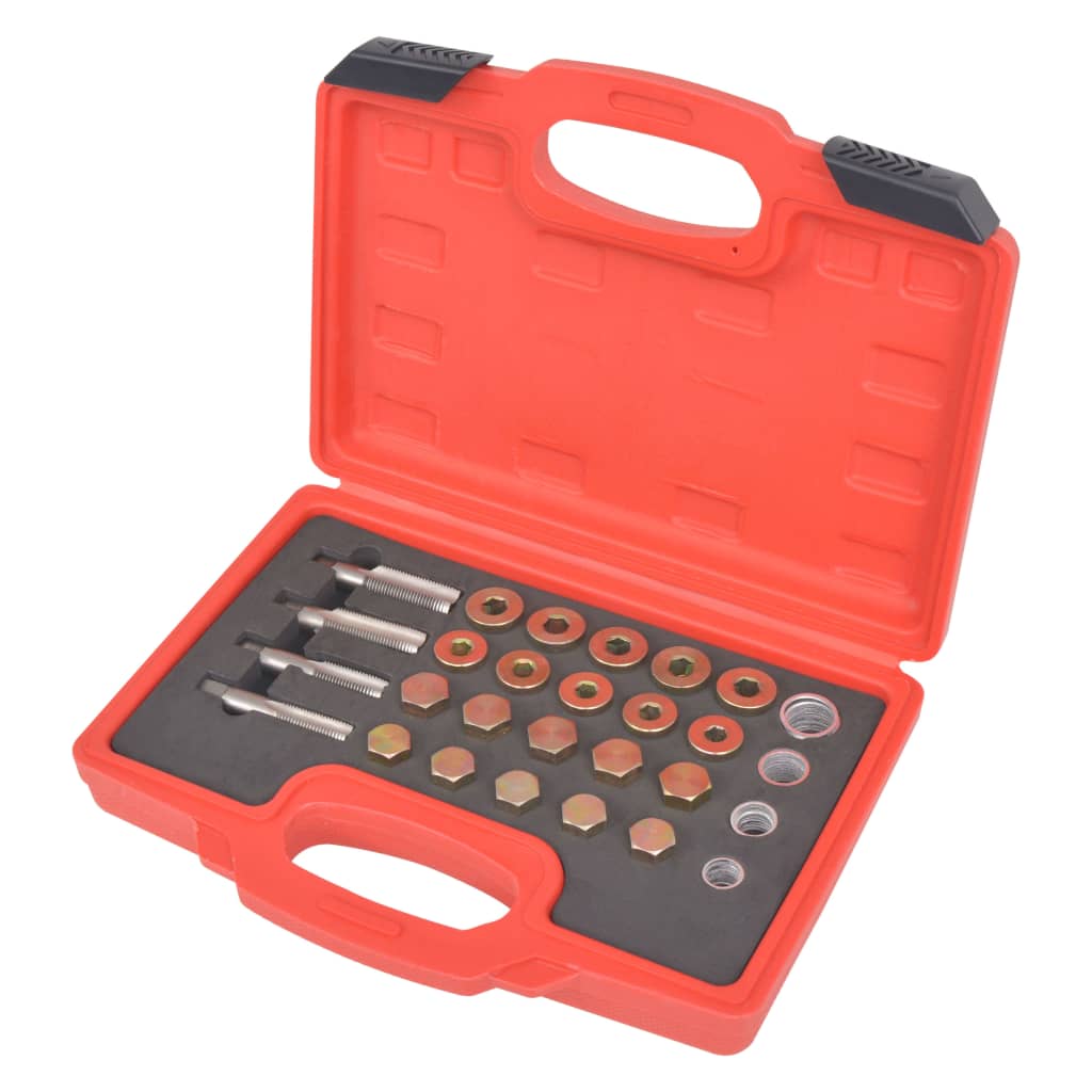 VidaXL Ölablassschrauben-Reparatursatz M13 M15 M17 M20 64-teilig