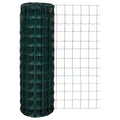 Vidaxl euro hek 10x1,2 m staal groen