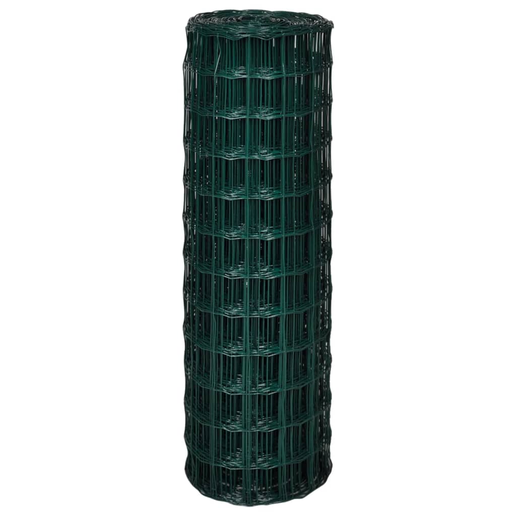 Vidaxx Zaun 10x1,2 m Stahlgrün