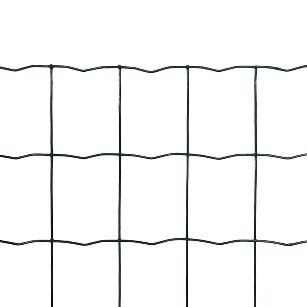Vidaxx Zaun 10x1,2 m Stahlgrün