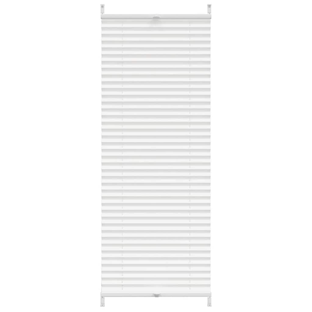 Vidaxl plisséjaloezie 40x150 cm wit