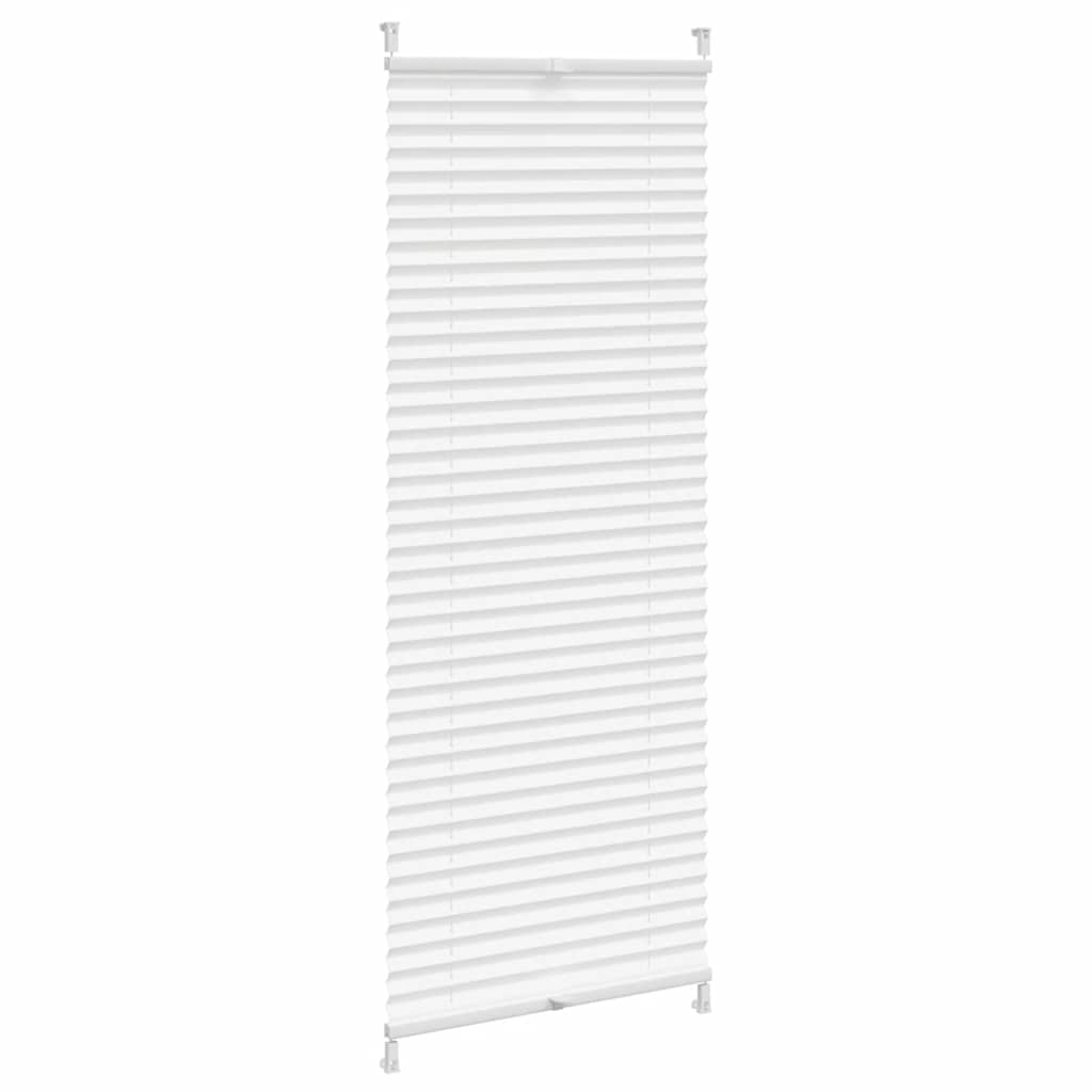 Vidaxl plisséjaloezie 40x150 cm wit