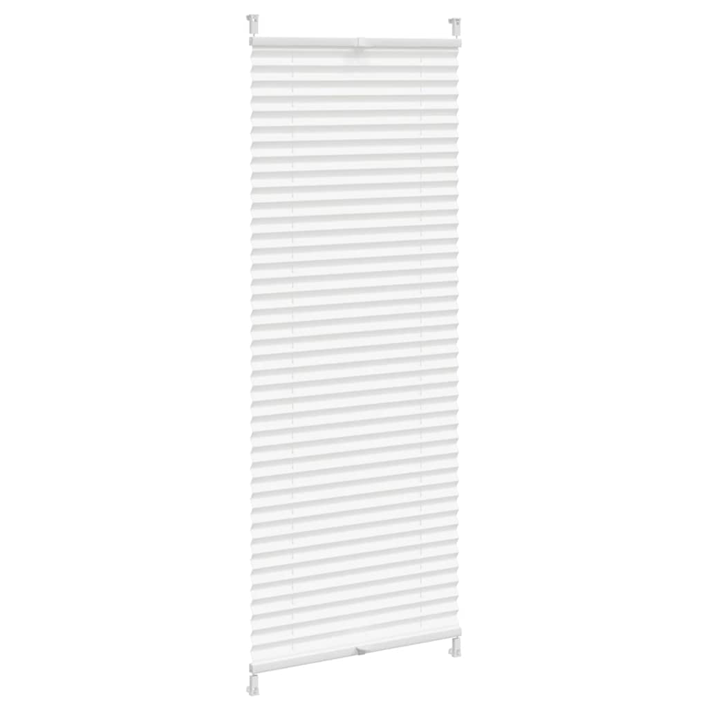 Vidaxl plisséjaloezie 50x150 cm wit