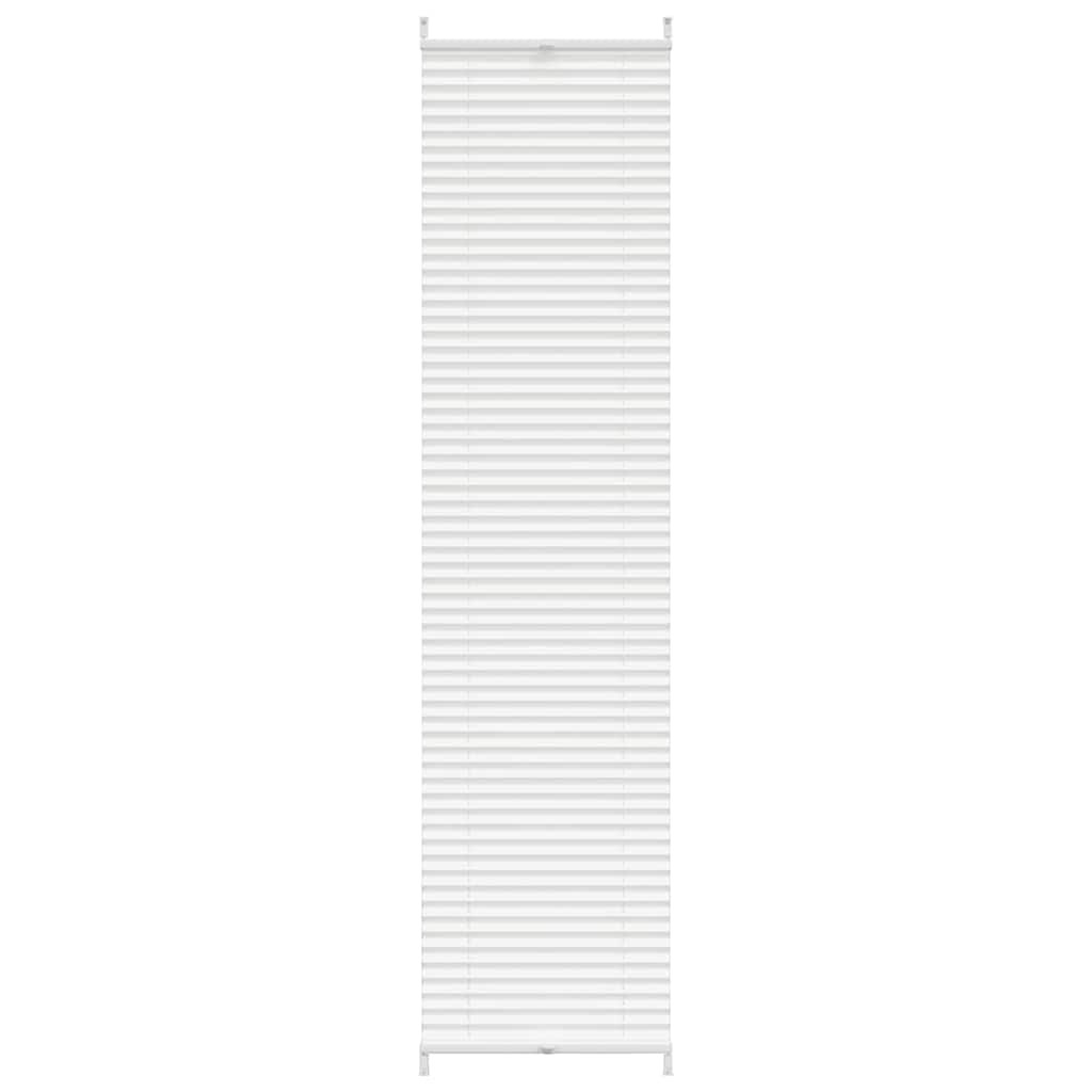 Vidaxl plisséjaloezie 60x200 cm wit
