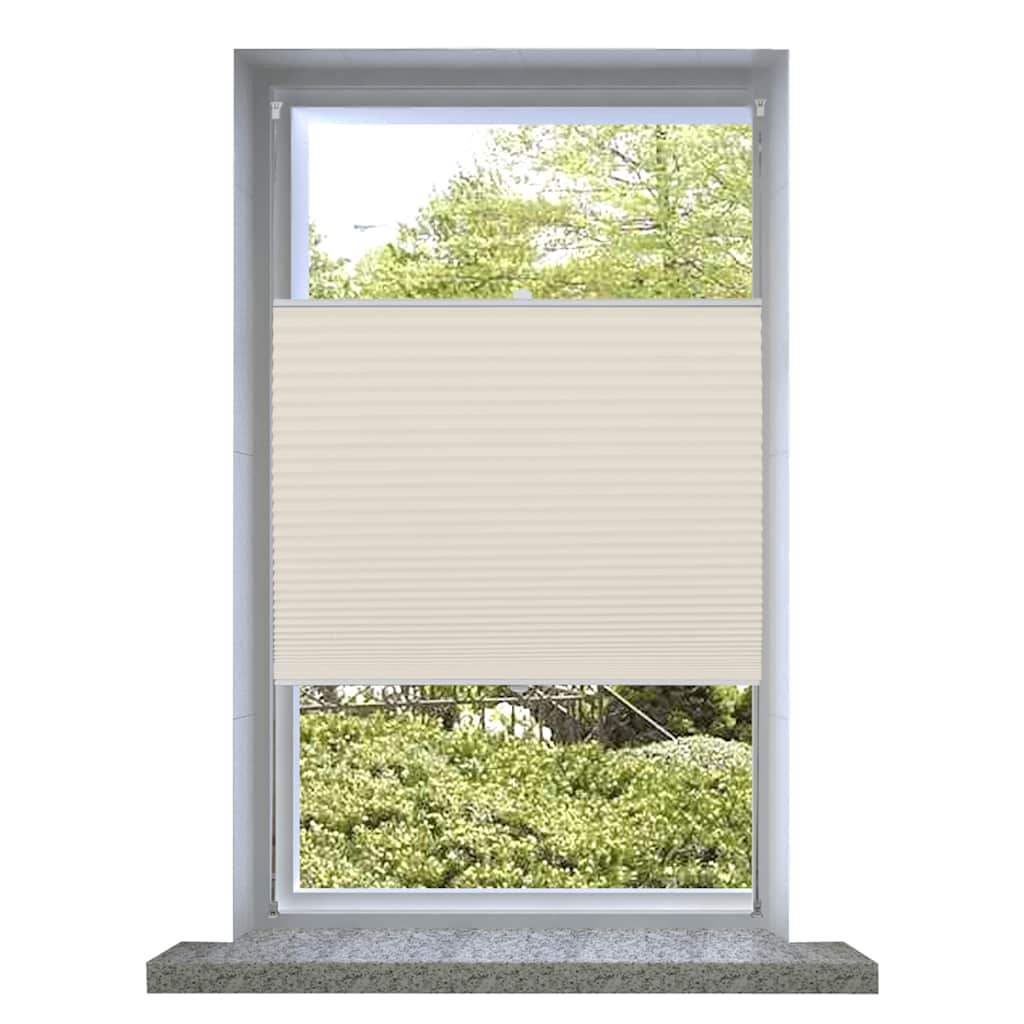 VidaXL Plissees 50x100cm creme
