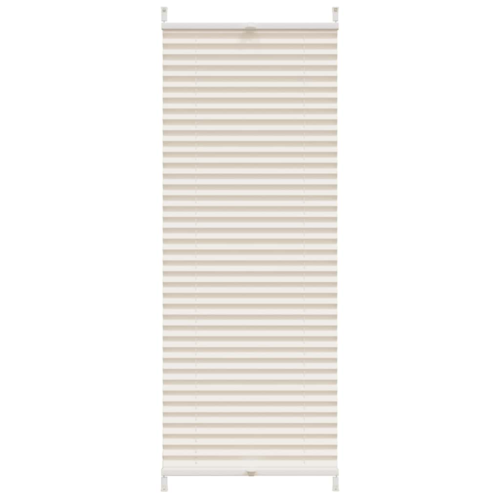 Vidaxl plissé rolgordijn 60x100cm creme