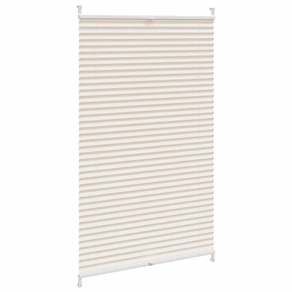 VidaXL Plissee-Rollo 70x150cm Creme